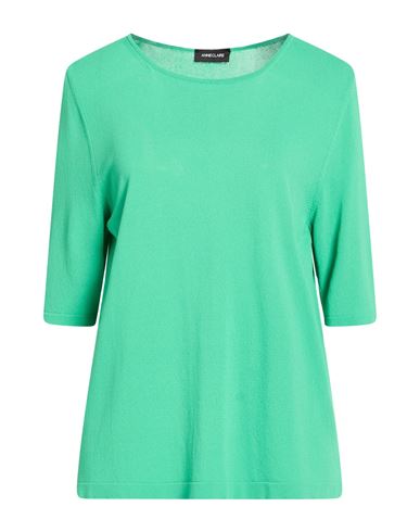 Anneclaire Woman Sweater Green Size 14 Viscose, Polyamide