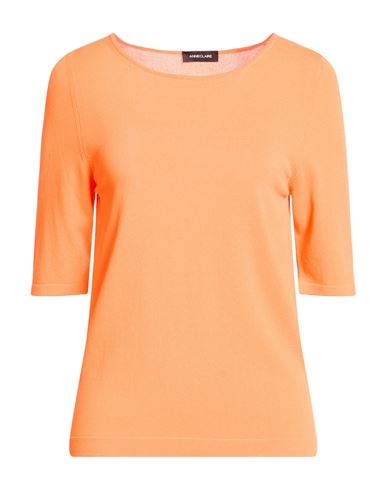 Anneclaire Woman Sweater Orange Size 8 Viscose, Polyamide In Orange