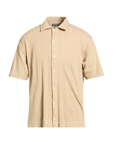 Camisa Hombre Beige L,M Hombre