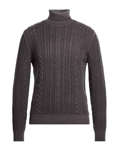 Masq Man Turtleneck Charcoal Size 42 Wool In Gray