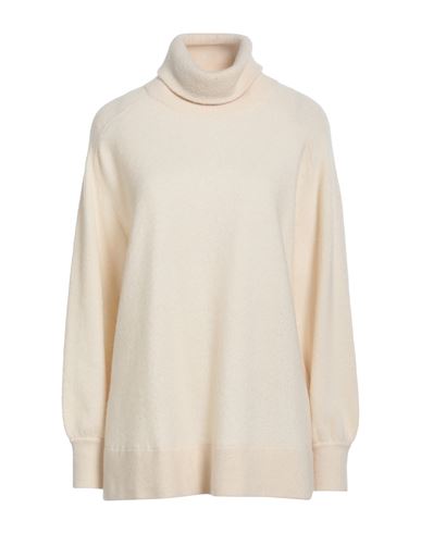 Rollkragenpullover Damen Off white M/L Damen