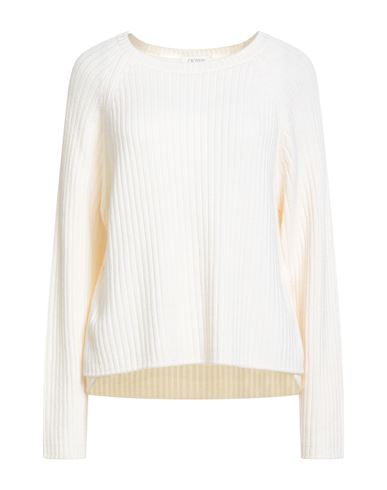 Crossley Woman Sweater Ivory Size L Virgin Wool In White