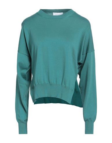 Daniele Fiesoli Collezione N_01 Woman Sweater Deep Teal Size L Cotton In Green