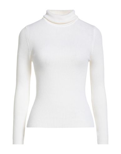 Crossley Woman Turtleneck Ivory Size S Virgin Wool In White