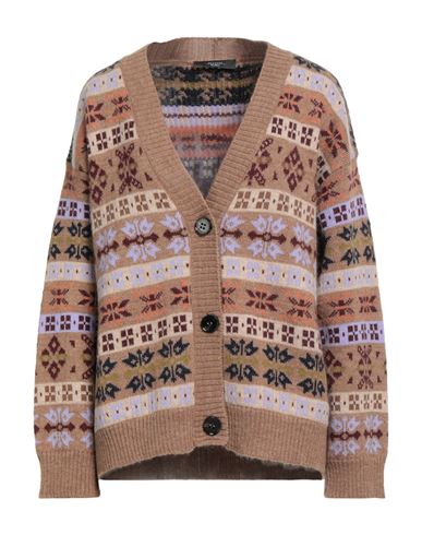 Weekend Max Mara Woman Cardigan Light Brown Size M Acrylic, Alpaca Wool, Wool