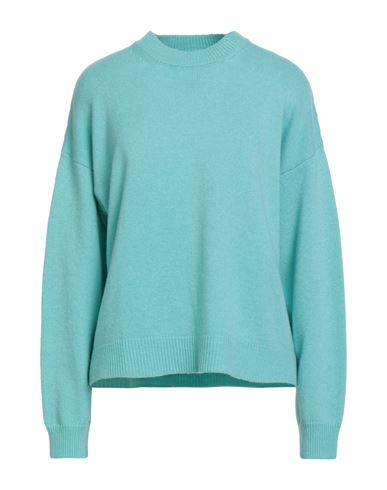 Roberto Collina Woman Sweater Turquoise Size S Cashmere In Blue
