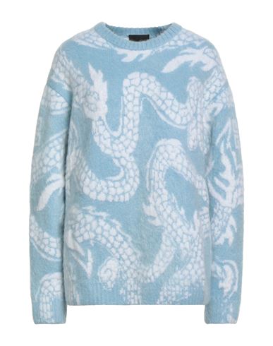 Givenchy Woman Sweater Sky Blue Size L Mohair Wool, Polyamide, Wool, Elastane