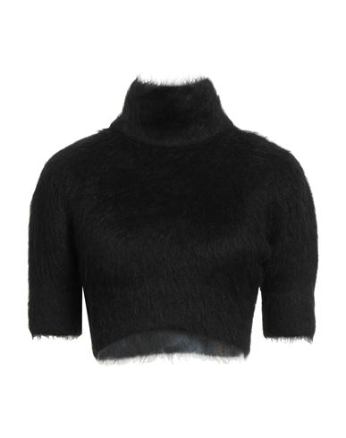 Givenchy Woman Turtleneck Black Size L Alpaca Wool, Polyamide, Wool