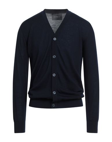 John Richmond Man Cardigan Midnight Blue Size Xxl Merino Wool