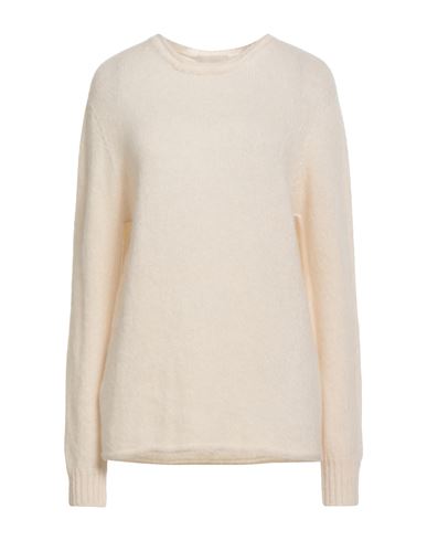 Drumohr Woman Sweater Cream Size L Cashmere, Silk In White