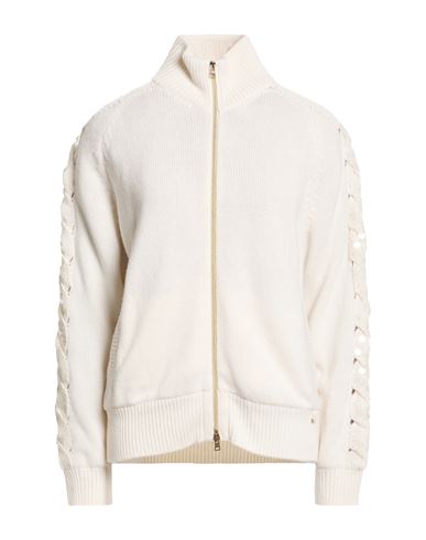 Herno Woman Cardigan White Size 6 Cashmere