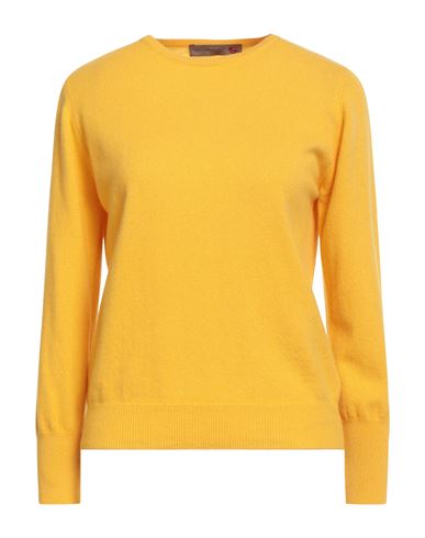 Messagerie Woman Sweater Yellow Size S Cashmere