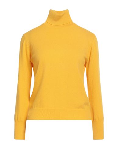 Messagerie Woman Turtleneck Yellow Size Xs Cashmere