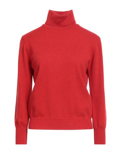 Messagerie Woman Turtleneck Red Size L Cashmere
