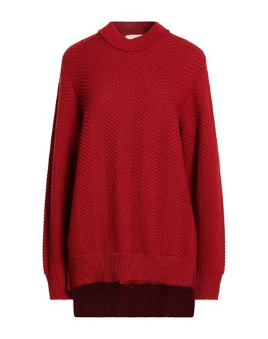 Drumohr Woman Sweater Brick Size S Merino Wool In Red