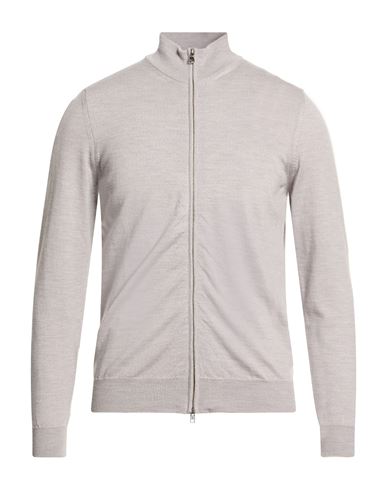 Masq Man Cardigan Light Grey Size 42 Merino Wool In Gray