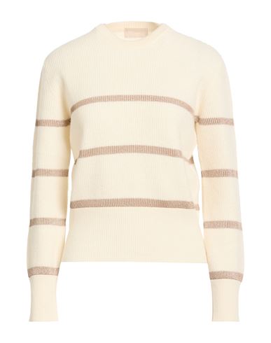 Drumohr Woman Sweater Ivory Size S Wool, Cashmere, Viscose, Polyester In White