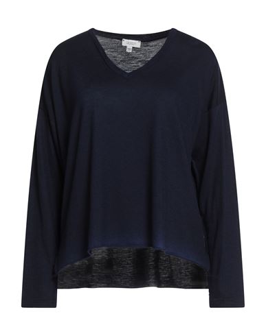 Crossley Woman Sweater Midnight Blue Size L Virgin Wool