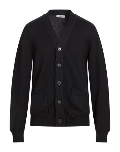 Crossley Man Cardigan Midnight Blue Size M Virgin Wool