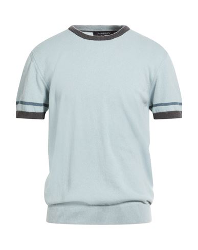 Crossley Man Sweater Sky Blue Size Xl Cashmere