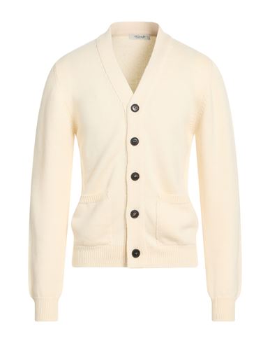 Crossley Man Cardigan Cream Size 3xl Virgin Wool In White