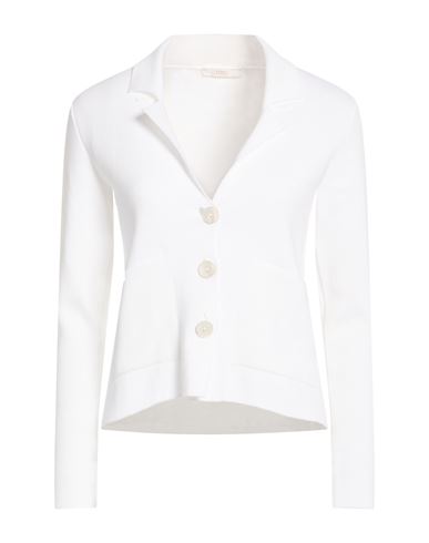 Fedeli Woman Cardigan Ivory Size 0 Cotton In White