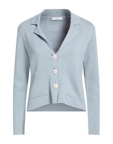 Fedeli Woman Cardigan Light Blue Size 4 Cotton