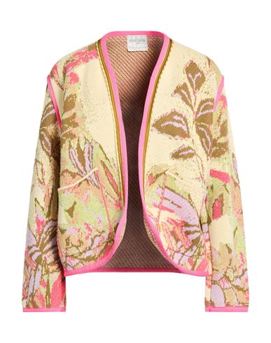 Forte Forte Forte_forte Woman Cardigan Pastel Yellow Size 3 Cotton, Polyester, Viscose, Polyamide