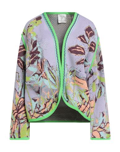 Forte Forte Forte_forte Woman Cardigan Lilac Size 2 Cotton, Polyester, Viscose, Polyamide In Purple