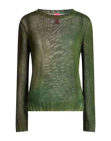 Alessandro Aste Woman Sweater Green Size M Cotton