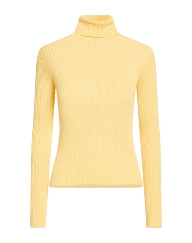 Roberto Collina Woman Turtleneck Yellow Size S Wool