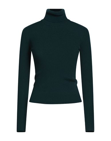 Roberto Collina Woman Turtleneck Dark Green Size Xs Wool