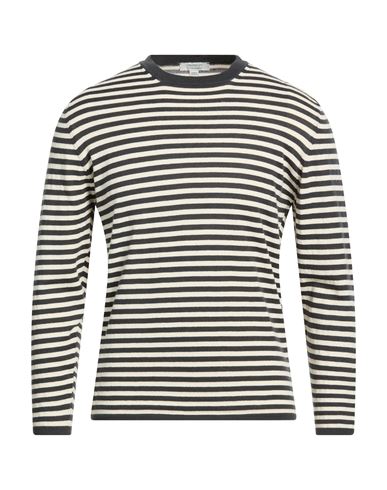 Crossley Man Sweater Lead Size L Cotton, Cashmere In Gray