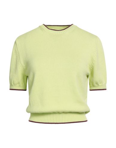 Weekend Max Mara A Weekend With Ashley Park Woman Sweater Light Green Size Xl Cotton, Elastane