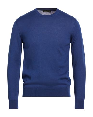 Montechiaro® Montechiaro Man Sweater Blue Size 38 Virgin Wool, Acrylic