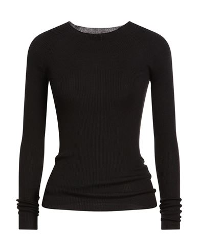Peserico Woman Turtleneck Black Size 2 Virgin Wool
