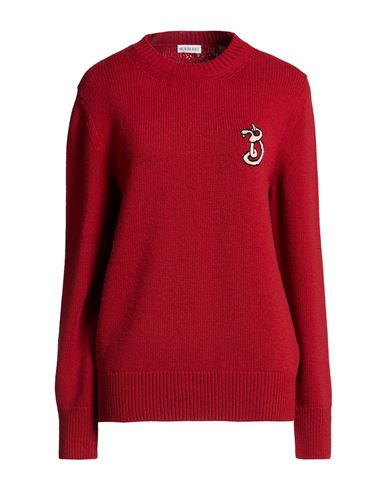Burberry Woman Sweater Red Size Xs Wool, Cashmere In Red