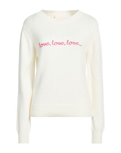 Iblues I Blues Woman Sweater Off White Size M Polyamide, Viscose, Cashmere, Wool In White