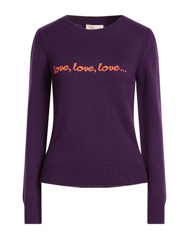Iblues I Blues Woman Sweater Purple Size M Polyamide, Viscose, Cashmere, Wool
