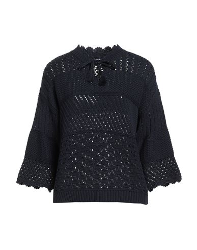 Repeat Woman Sweater Midnight Blue Size 14 Cotton