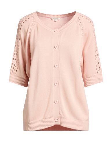 Gigue Woman Cardigan Light Pink Size 6 Recycled Nylon, Viscose, Wool