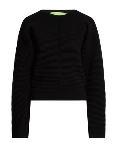 Gauge81 Woman Sweater Black Size 10 Wool, Polyester