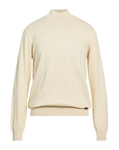 Yes Zee By Essenza Natural Feeling Man Turtleneck Beige Size Xxl Cotton, Wool In Neutral