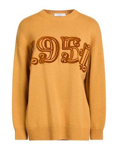 Max Mara Woman Sweater Marigold Size M Wool, Cashmere In Brown