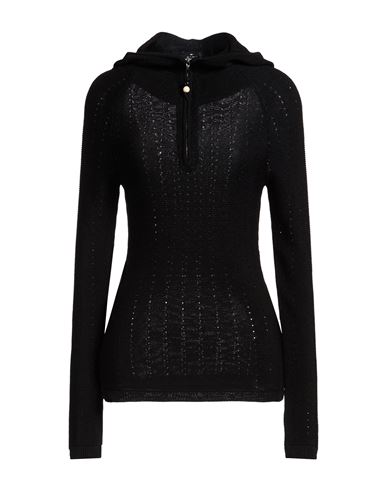 Etro Woman Sweater Black Size 6 Silk, Polyamide In Black