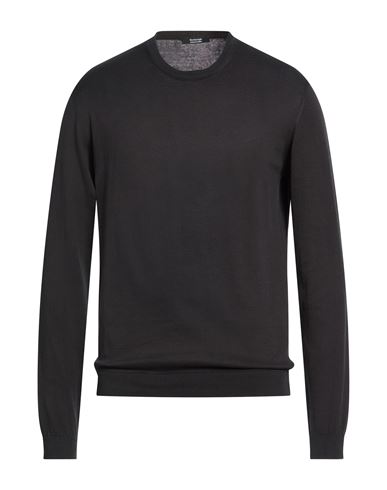 Bomboogie Man Sweater Charcoal Size Xxl Cotton In Gray