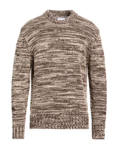 Norse Projects Man Sweater Dark Brown Size S Recycled Cotton, Recycled Polyester, Linen, Polyester