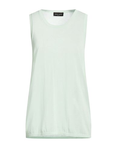 Roberto Collina Woman Sweater Light Green Size S Cotton, Nylon