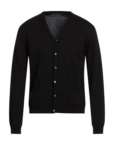 Fabrizio Del Carlo Man Cardigan Black Size M Cotton
