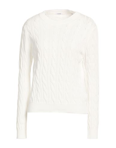 Aspesi Woman Sweater White Size 10 Cotton